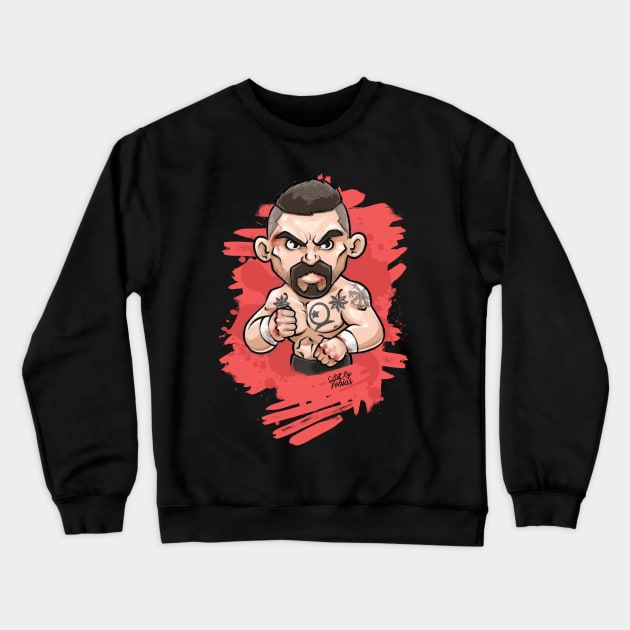 Most Complete Fighter Crewneck Sweatshirt by artbytobias